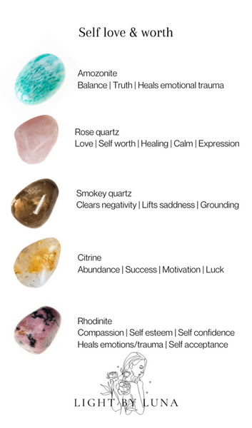 Self love & worth | Crystal kit