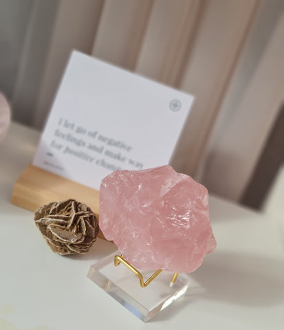Rose quartz large raw