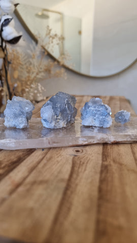 Celestite raw cluster
