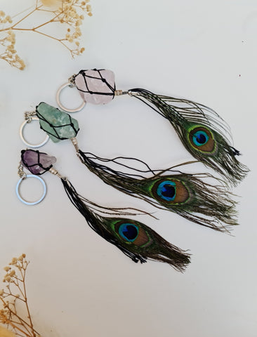 Crystal key ring