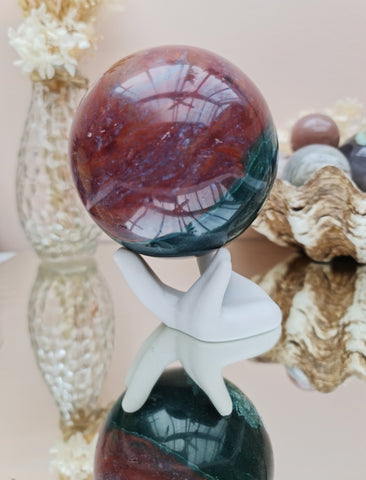 Ocean jasper sphere